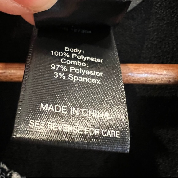 Ali Miles 1X Sweater Top Cowl Neck Art To Wear Artsy Plus Lagenlook Patchwork - Picture 7 of 11